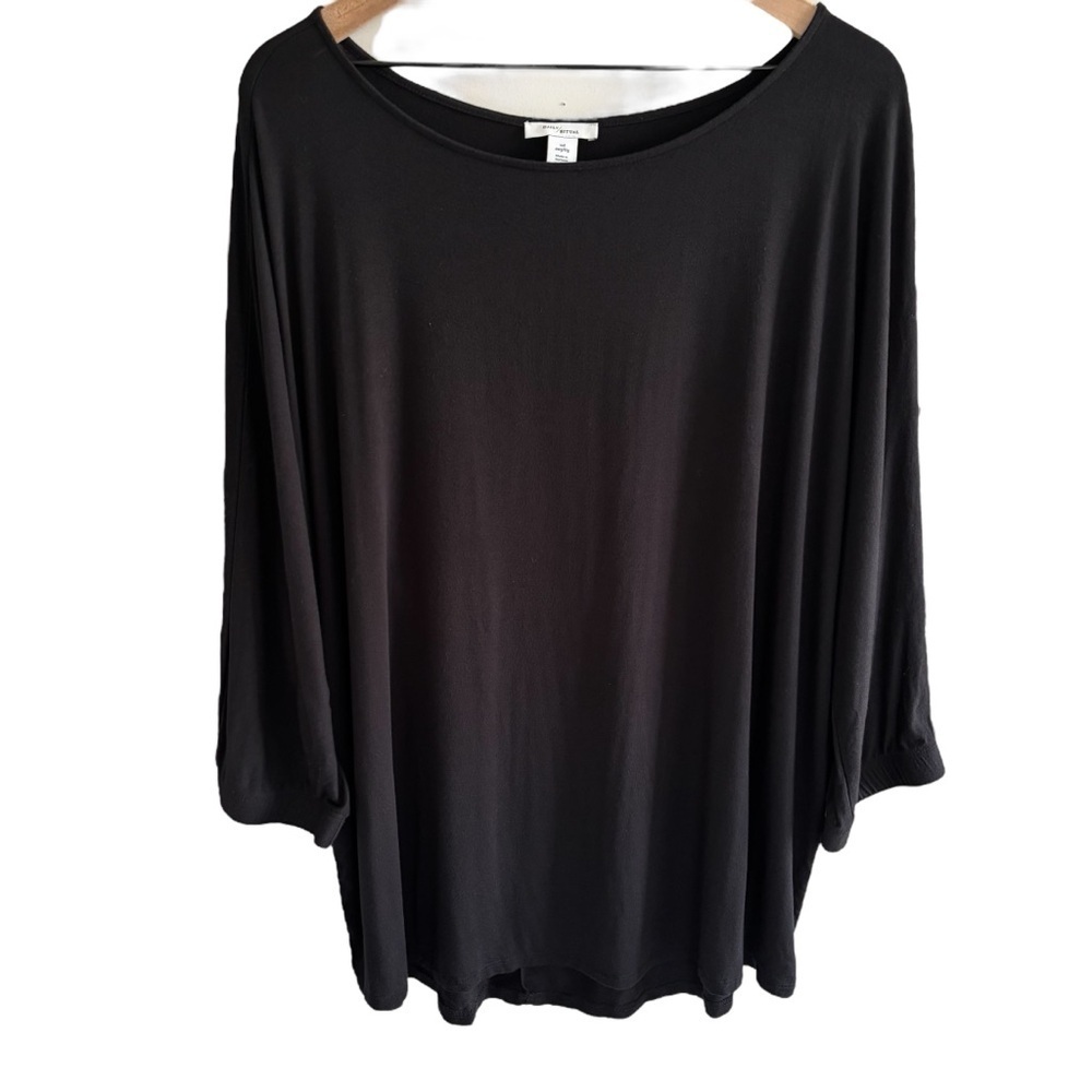 Daily Ritual Jersey Knit T-Shirt Top Relaxed Fit Casual Stretch Size XXL